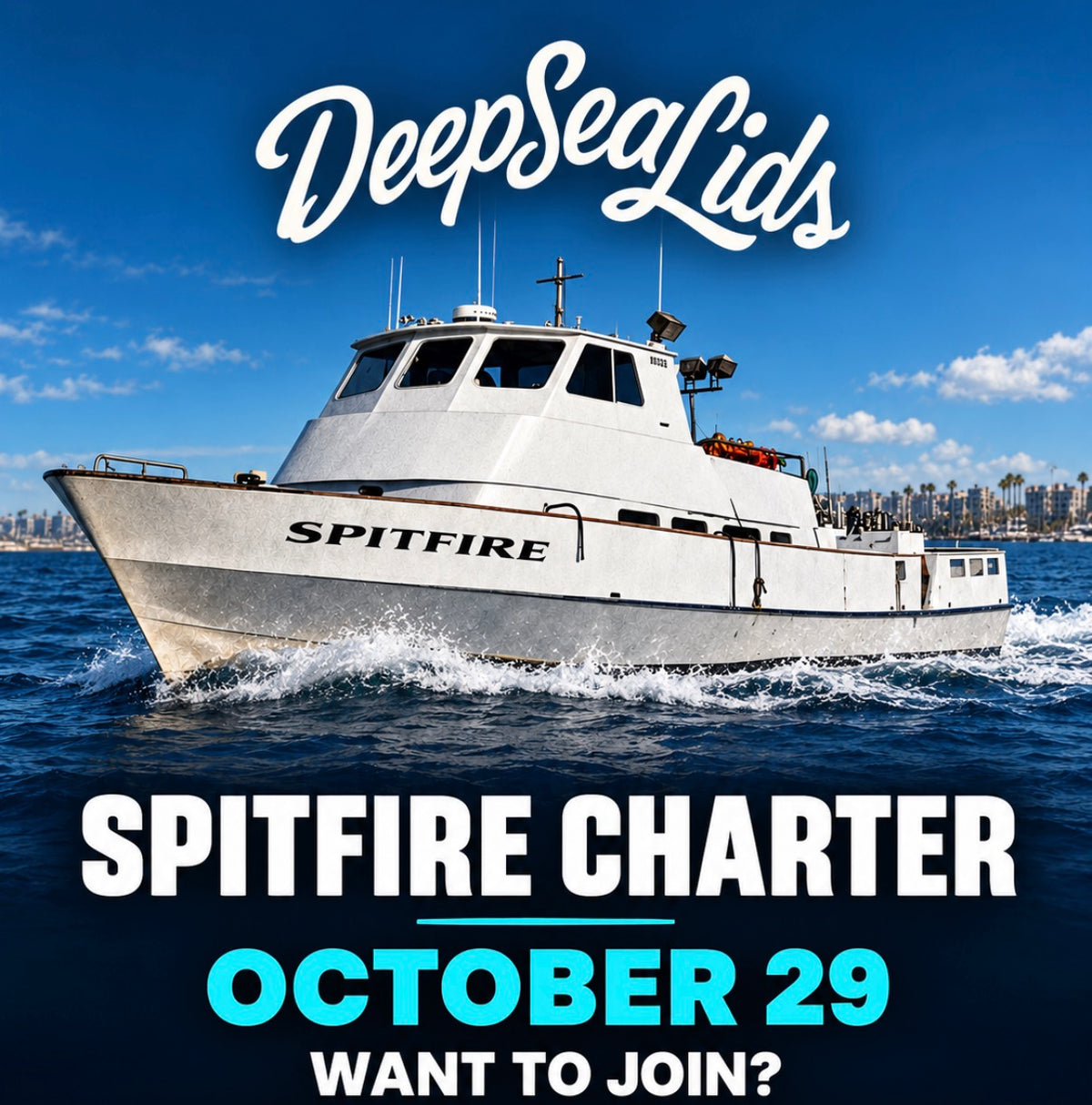 SPITFIRE CHARTER 10/29            3/4 day