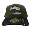 *Embroidered  Yellow tail olive FREE shirt included