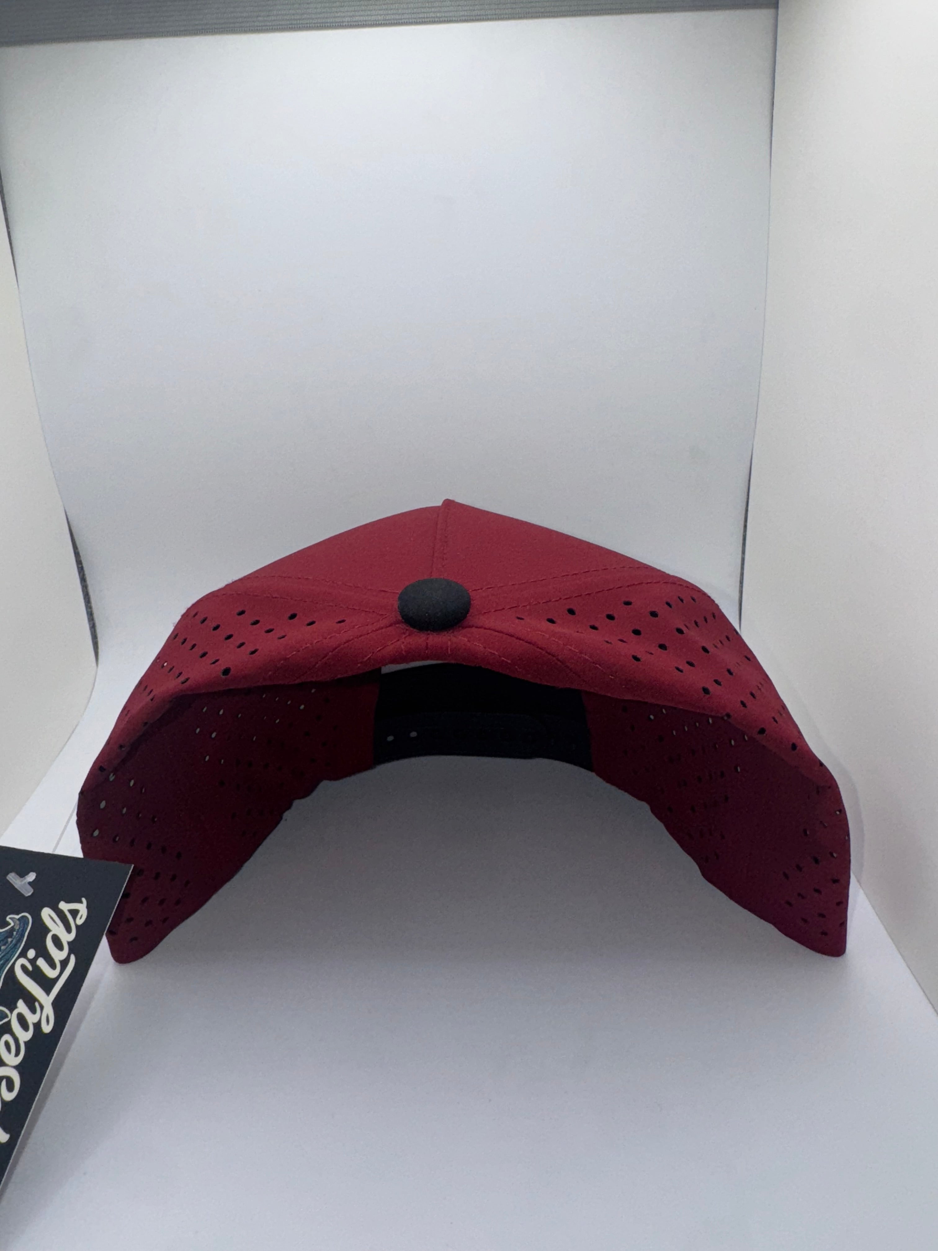 DeepSeaLids maroon black *mahi-mahi