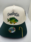 DeepSeaLids (cream)green lid *Blue Gill