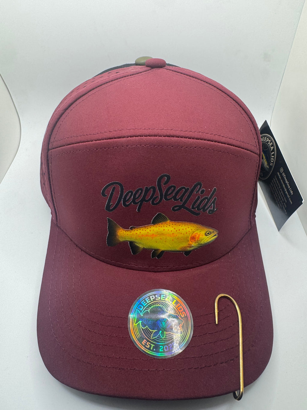 DeepSeaLids *Maroon (lightening Trout)