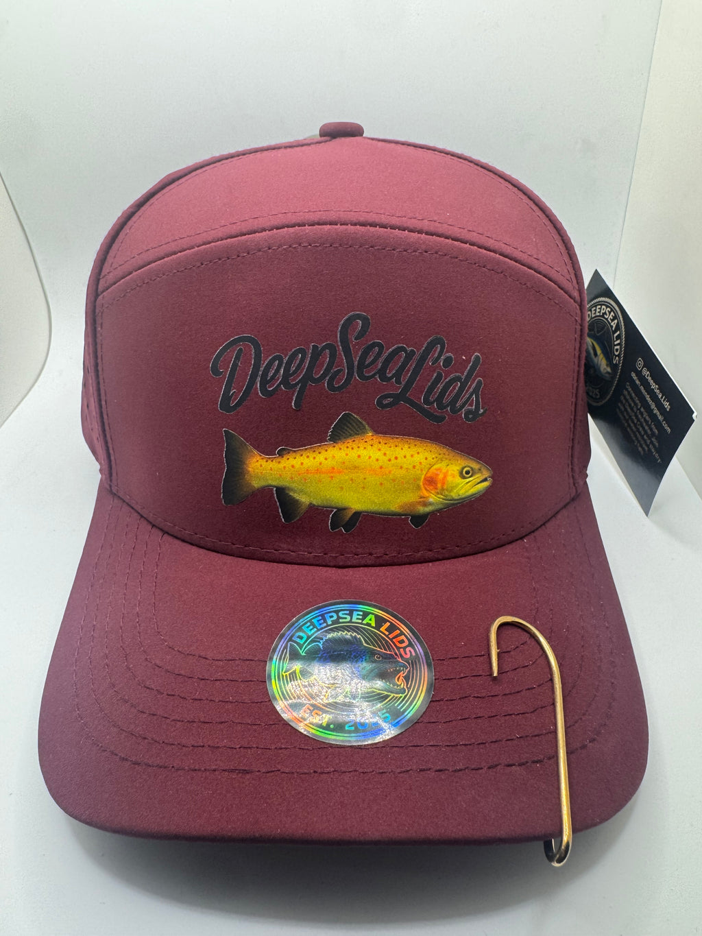 DeepSeaLids *Maroon (lightening Trout)