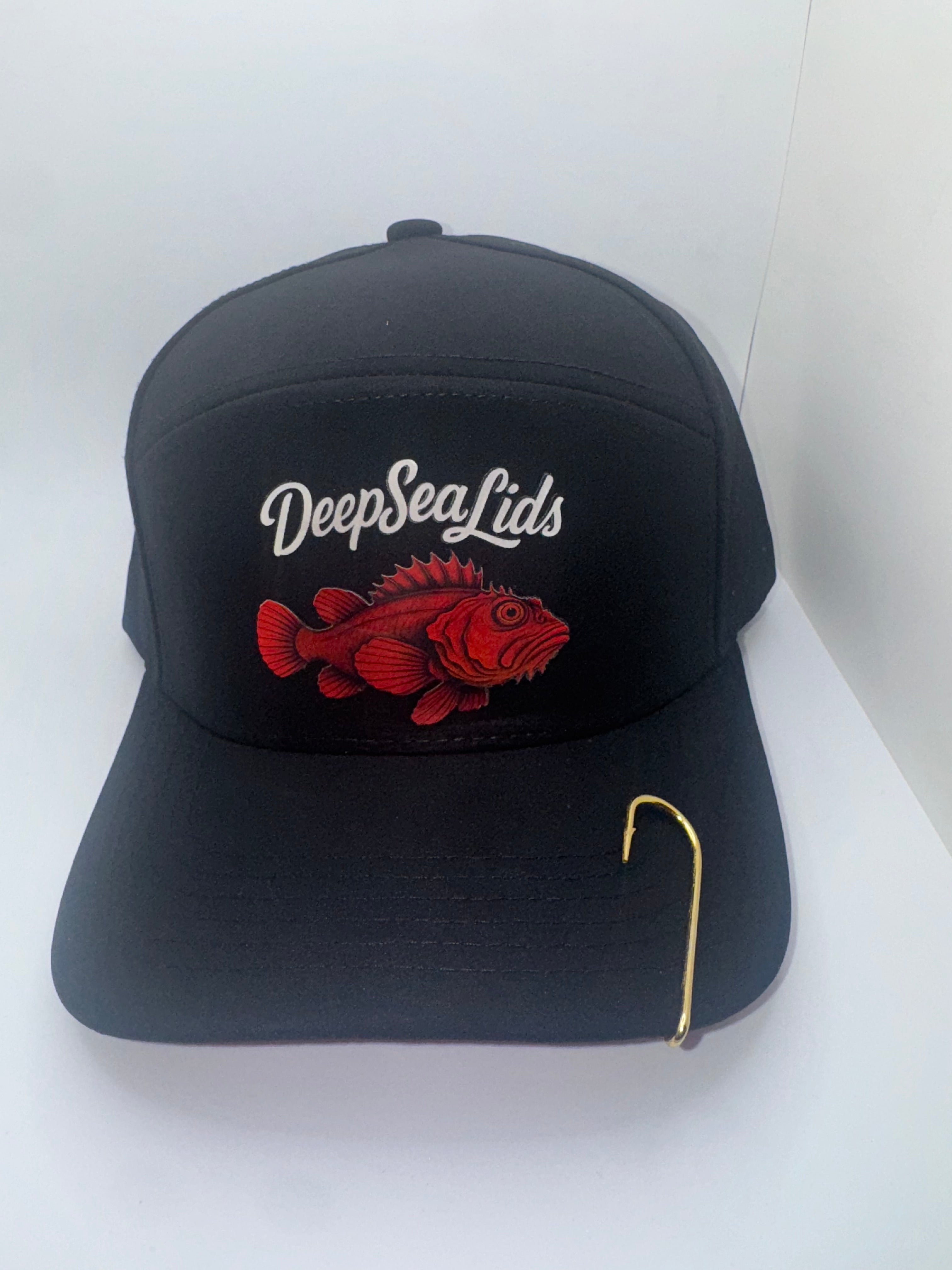 Low profile style, BLK with red lid (RockFish)