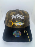 Camo / Black Suede Lid (Yellow Tail)