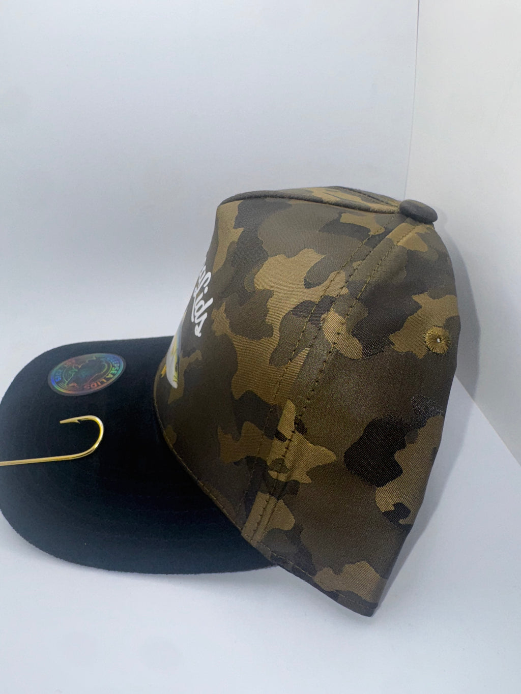 Camo / Black Suede Lid (Yellow Tail)
