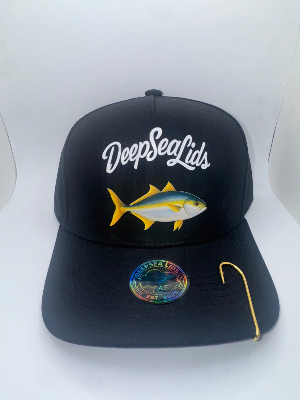 DeepSeaLids all black (Yellow Tail)