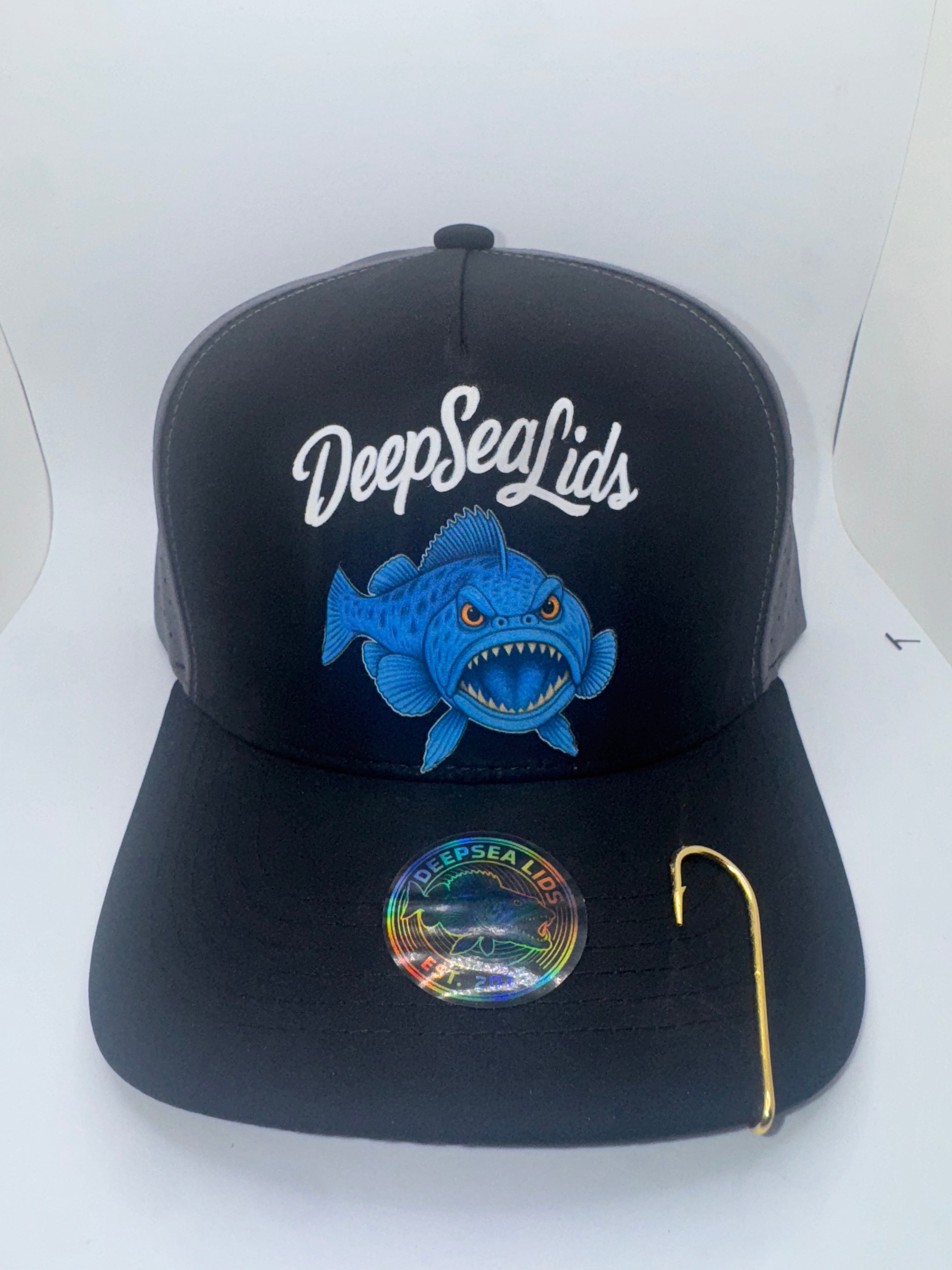 DeepSeaLids black with Grey back ( Aggressive Lingcod)