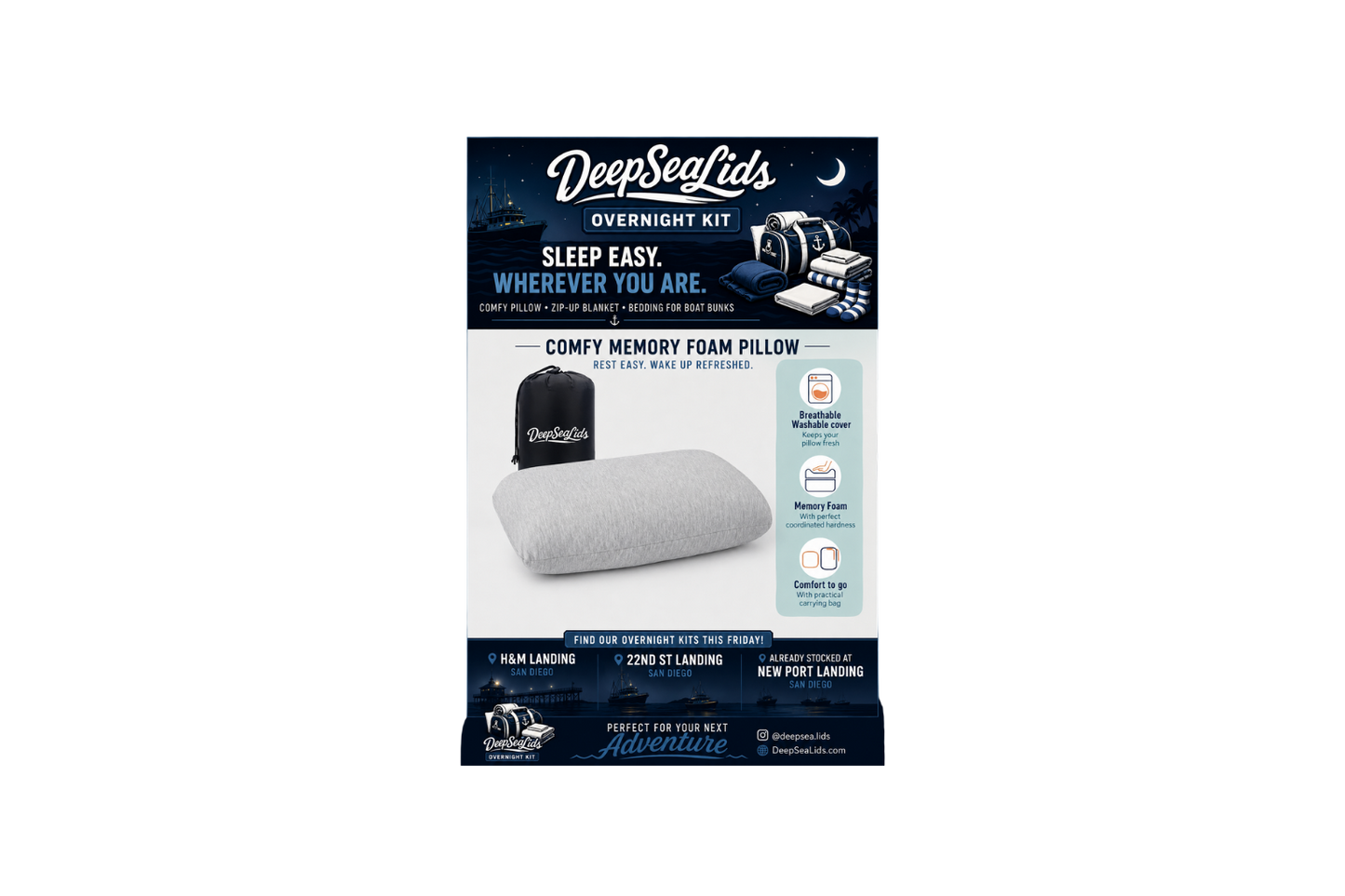 DeepSeaLids Overnight Kit